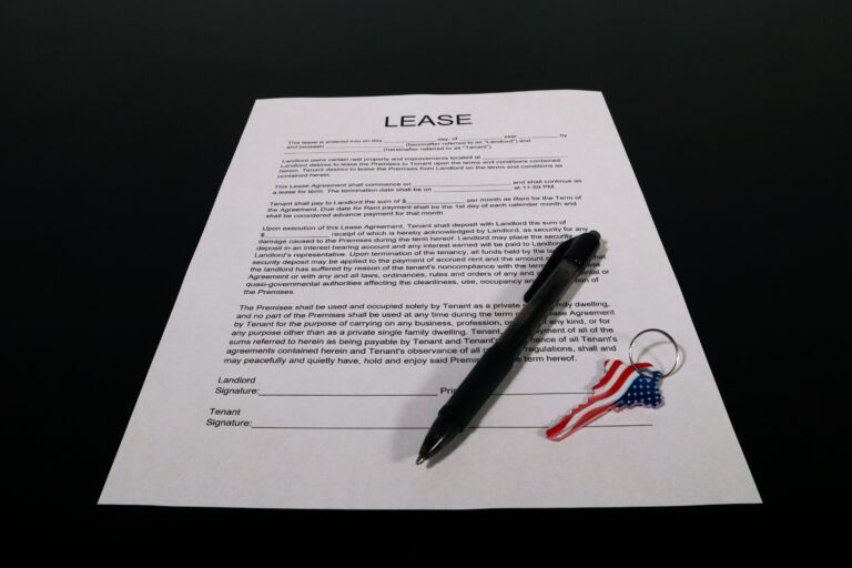 Signing a lease